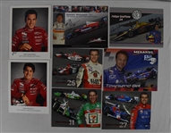 Collection of 22 Autographed 2004 Kansas City Series Racing Cards & Photos 