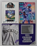 Florida Marlins & Colorado Rockies 1993 Inaugural Season 1st Game Yearbook & Program