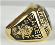 Minnesota Twins 1991 World Series Championship 10k Gold & Diamond Ring