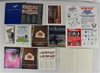 Collection of Dodgers Programs Yearbooks & Photos