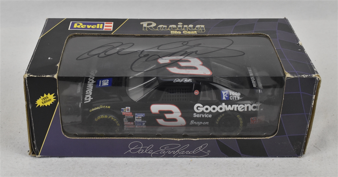 Dale Earnhardt Autographed Die Cast Car in Package
