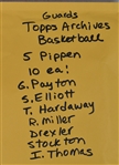 Collection of 75 Topps Archives Basketball Cards