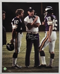 Bud Grant Lot of 2 Autographed 16x20 Photos