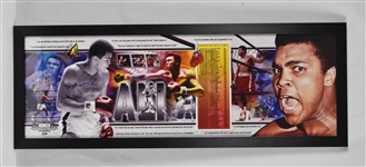 Muhammad Ali Autographed Framed 14x38 Limited Edition Panoramic Photo