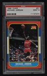 Michael Jordan 1986 Fleer Rookie Card #57 PSA 9 Mint  
