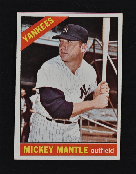 Mickey Mantle 1966 Topps Baseball Card #50
