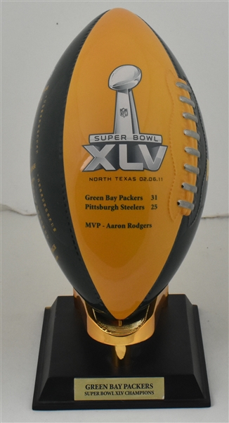 Green Bay Packers Super Bowl XLV Commemorative Trophy