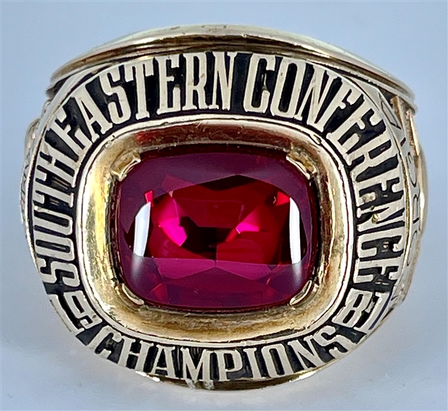 Georgia Bulldogs 1981 RARE 10K Gold SEC Football Championship Ring