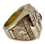 Los Angeles Lakers 2002 Three-Peat NBA Championship 14K Gold & Diamond Ring