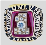 UNLV 1990 Runnin Rebels NCAA National Championship 10K Gold Ring 