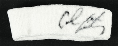 Carmelo Anthony Game Used & Autographed Headband Steiner