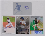 Byron Buxton Lot of 4 Autographed Rookie Cards