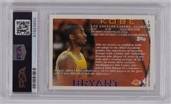 Kobe Bryant 1996 Topps Rookie Basketball Card #138 PSA 7 NM & Kobe Bryant 2005 Topps Basketball Card #69 PSA 9 MINT