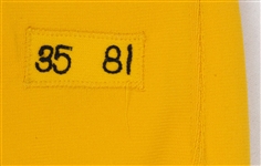 Gary Alexander 1981 Pittsburgh Pirates Game Used Jersey  