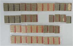 Vintage 1952 Topps Collection of 40 Baseball Cards