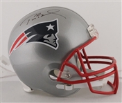 Tom Brady Autographed New England Patriots Full Size Helmet Tri Star