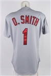 Ozzie Smith 1994 St. Louis Cardinals Game Used Jersey w/Dave Miedema LOA