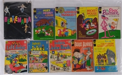 Vintage Comic Book Collection w/Bugs Bunny & Mickey Mouse