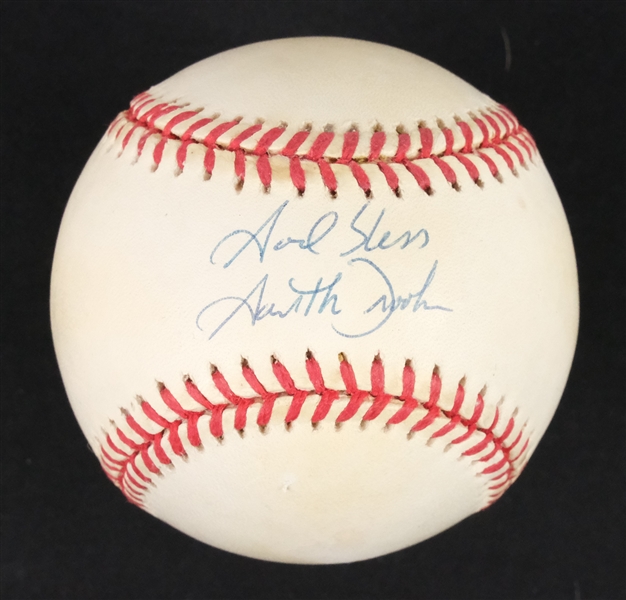 Garth Brooks Autographed & Inscribed Baseball JSA