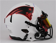 Tom Brady Autographed One-Of-A-Kind Full Size Authentic New England Patriots Helmet