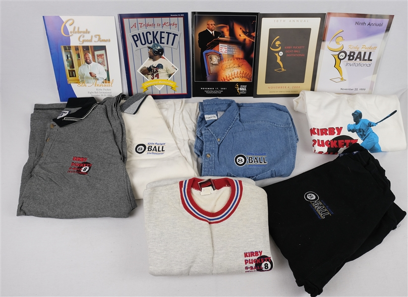 Kirby Puckett 8-Ball Invitational Shirts & Programs