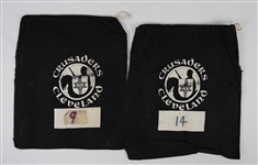Al McDonough & Jim Harrison Cleveland Crusaders 1974-75 WHA Player Bags