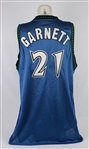 Kevin Garnett 1997-98 Minnesota Timberwolves Game Used Jersey w/Dave Miedema LOA