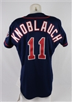 Chuck Knoblauch 1997 Minnesota Twins Game Issued Jersey  