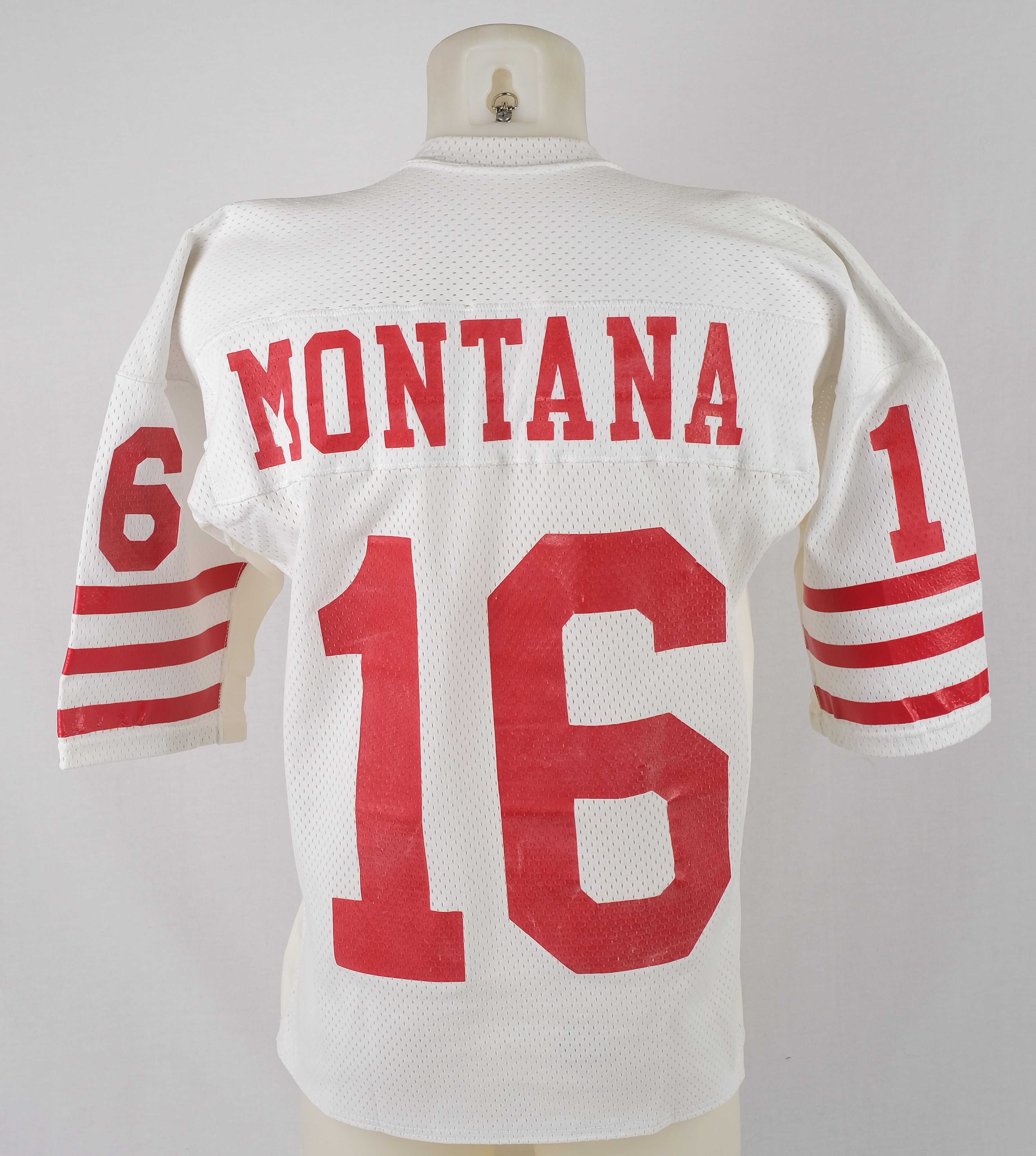Lot Detail - Joe Montana 1981 San Francisco 49ers Practice Worn & Autographed  Jersey