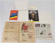 Collection of Newspapers Calendars & Books