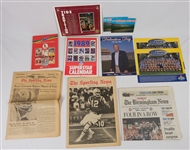 Collection of Newspapers Calendars & Books