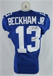 Odell Beckham Jr. 2015 New York Giants Game Used Jersey w/Player Provenance From Jersey Swap & Dave Miedema LOA