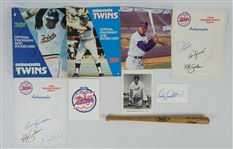 Minnesota Twins Autograph Collection w/Rookie Era Kirby Puckett