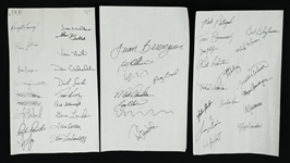 Minnesota Twins Autographed Sheets w/Kirby Puckett