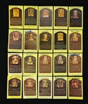 Lot of 20 Autographed Hall of Fame Plaque Postcards w/Stan Musial