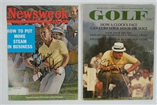 Jack Nicklaus & Arnold Palmer Autographed Magazines