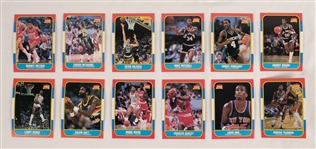 Fleer 1986-87 Basketball Card & Sticker Set w/ Michael Jordan BGS 8.5 NM-MT+ Rookie Card