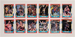 Fleer 1986-87 Basketball Card & Sticker Set w/ Michael Jordan BGS 8.5 NM-MT+ Rookie Card