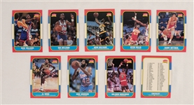 Fleer 1986-87 Basketball Card & Sticker Set w/ Michael Jordan BGS 8.5 NM-MT+ Rookie Card