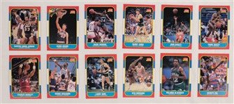 Fleer 1986-87 Basketball Card & Sticker Set w/ Michael Jordan BGS 9 MINT Rookie Card