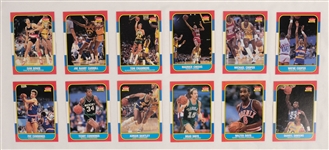 Fleer 1986-87 Basketball Card & Sticker Set w/ Michael Jordan BGS 9 MINT Rookie Card