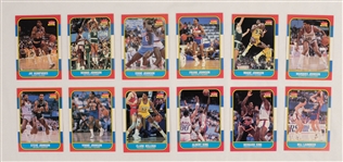 Fleer 1986-87 Basketball Card & Sticker Set w/ Michael Jordan BGS 9 MINT Rookie Card