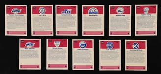 Fleer 1986-87 Basketball Card & Sticker Set w/ Michael Jordan BGS 9 MINT Rookie Card
