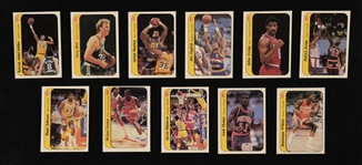 Fleer 1986-87 Basketball Card & Sticker Set w/ Michael Jordan BGS 9 MINT Rookie Card