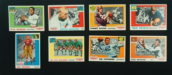 Vintage 1955 Topps All-American Football Card Set w/Jim Thorpe Four Horsemen Don Hutson & Red Grange