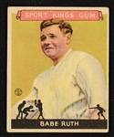 Babe Ruth 1933 Goudey Sport Kings Card #2