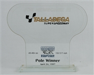 Joe Nemecheck III 1997 Talladega Pole Position Award