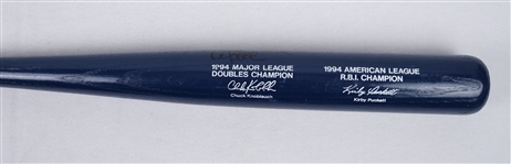 Kirby Puckett & Chuck Knoblauch Autographed Baseball Bat 