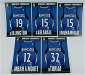 Minnesota Timberwolves Locker Room Nameplates