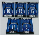 Minnesota Timberwolves Locker Room Nameplates